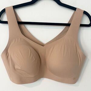 Honeylove Wireless Padded Tan Bra 1X